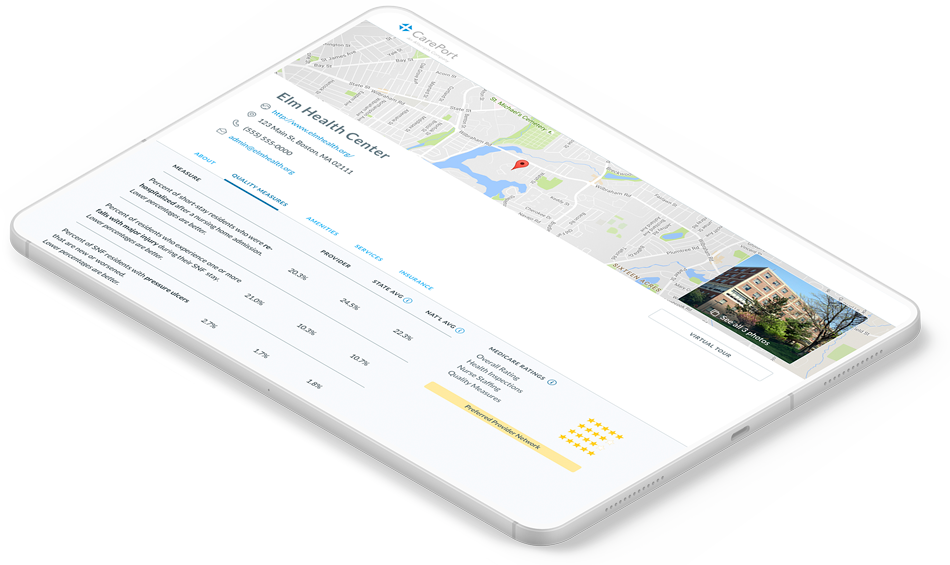screenshot of WellSky CarePort
